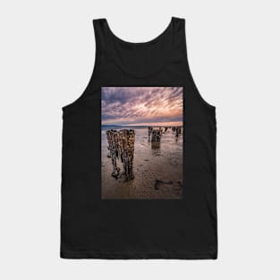 Abandoned Wharf Posts Tank Top